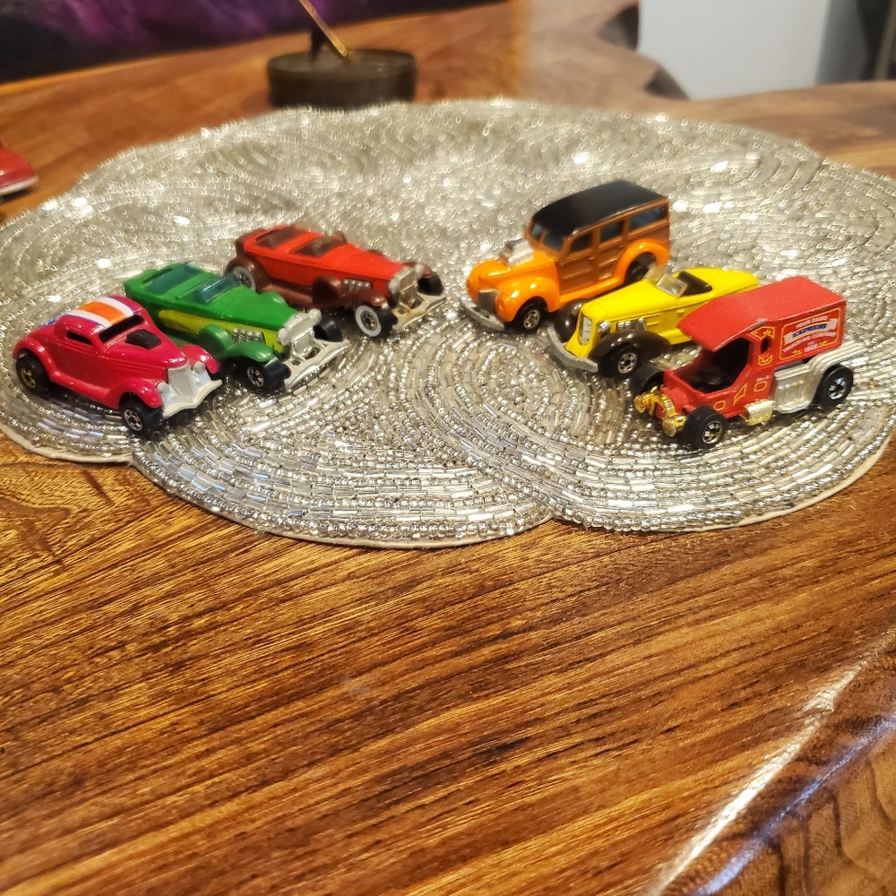 Set of 6 Vintage 70's Nostalgic Hot wheels cars awesome collection Hong Gong